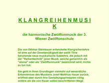 Tablet Screenshot of klangreihenmusik.at